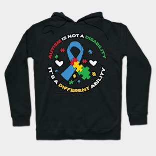 Ribbon Puzzle Autism Awareness Gift for Birthday, Mother's Day, Thanksgiving, Christmas Hoodie